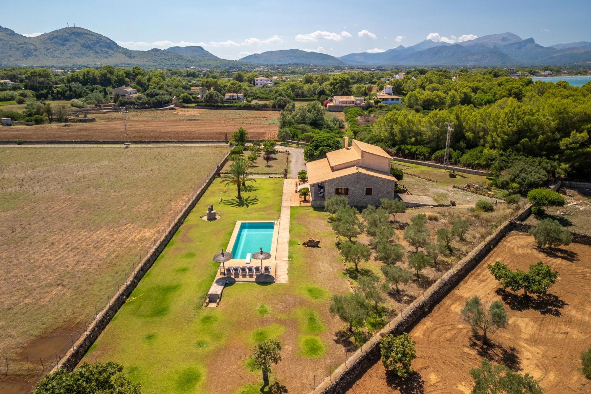 Mosca, Garden And Swimming Pool Close To * Alcudia (Mallorca)
