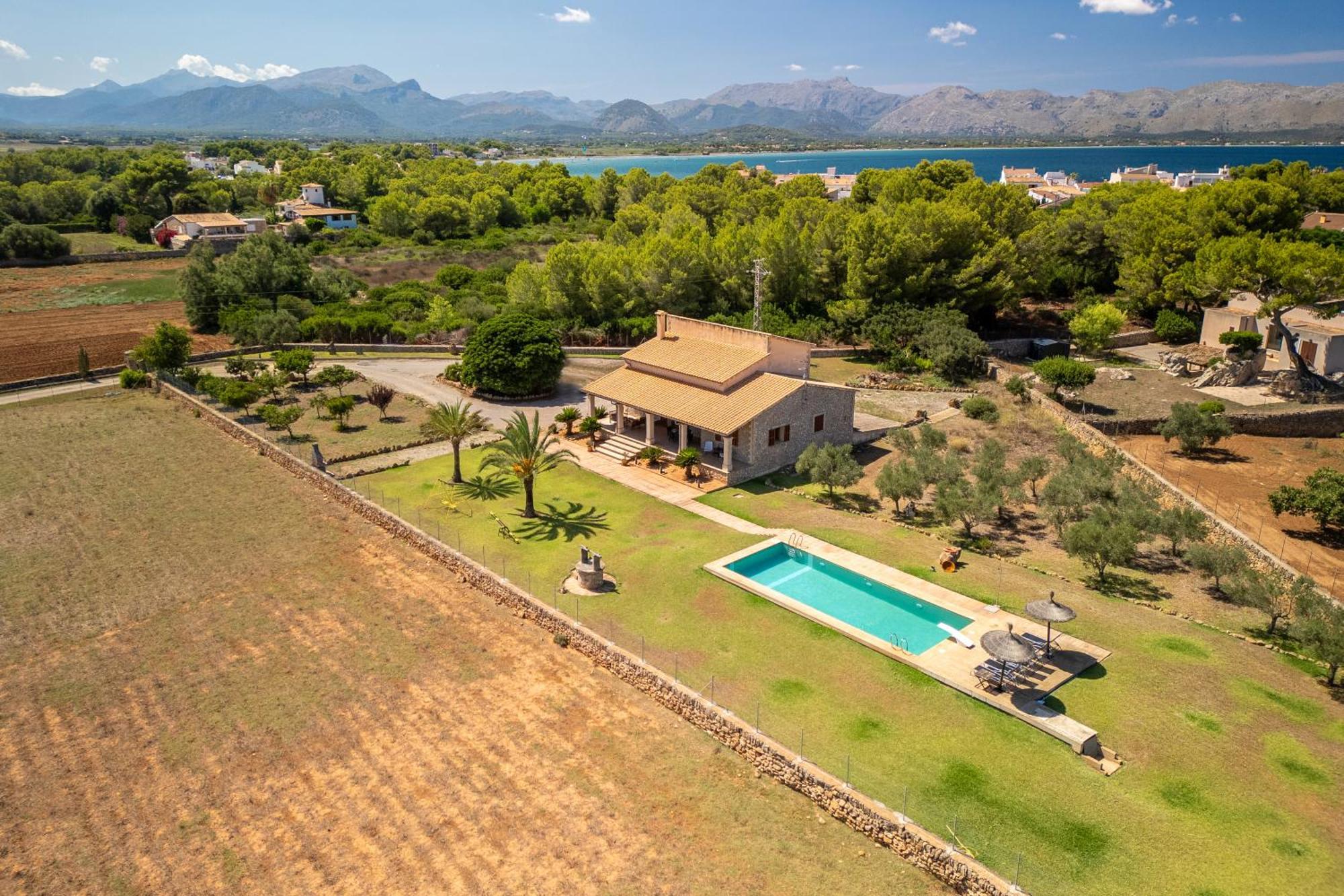 Villa Mosca, Garden And Swimming Pool Close To Alcudia (Mallorca)