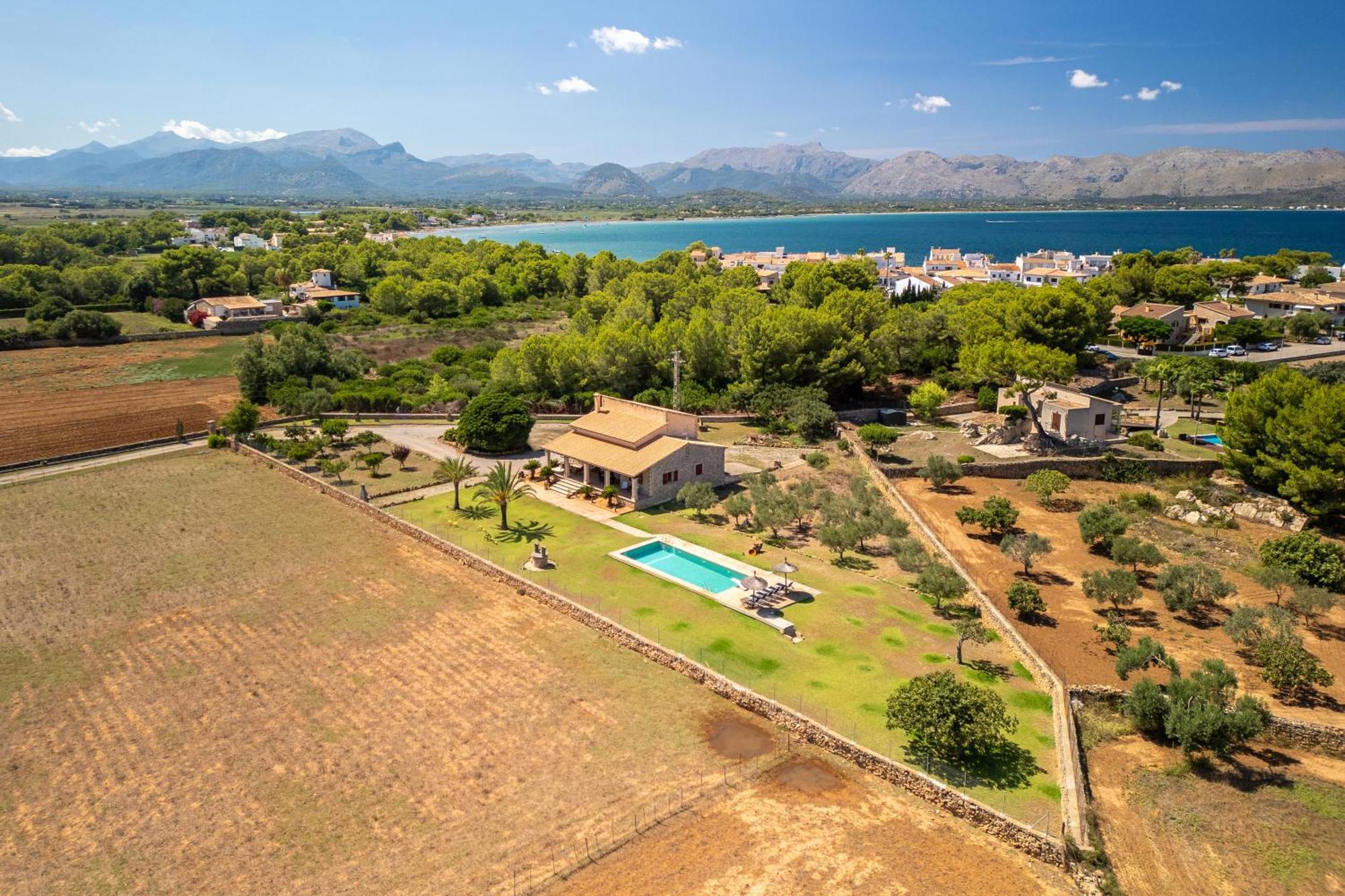 Mosca, Garden And Swimming Pool Close To Alcudia (Mallorca)